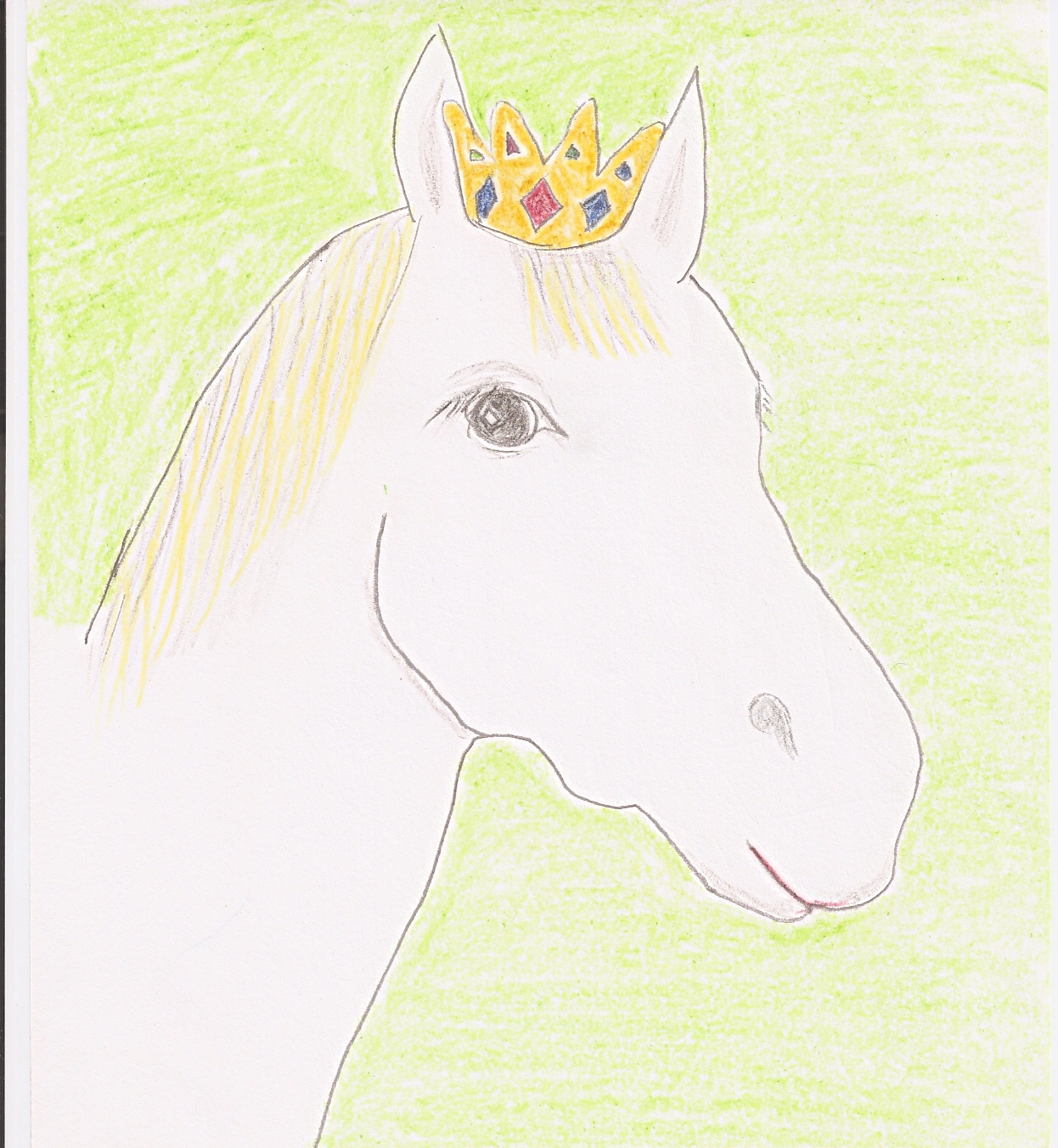 The Pony King Speaks, illustration by Kathleen Rountree